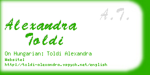 alexandra toldi business card